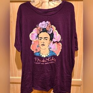 Torrid X Frida Kahlo Tee,5X EUC